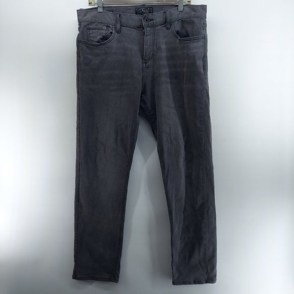 lucky brand size 34- 221 original straight black washed - Picture 1 of 11